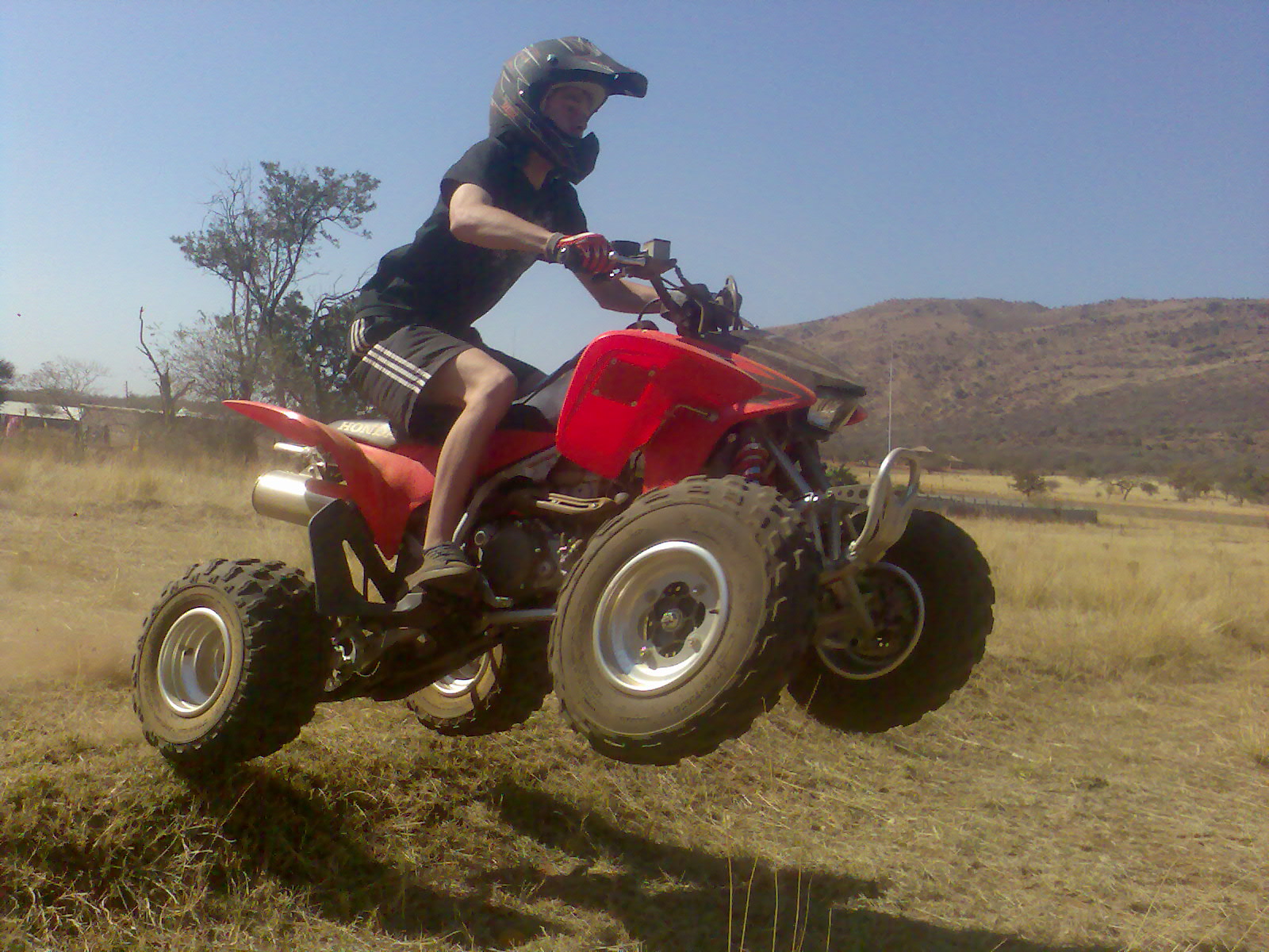 Angelo on one of his racing and adventure days