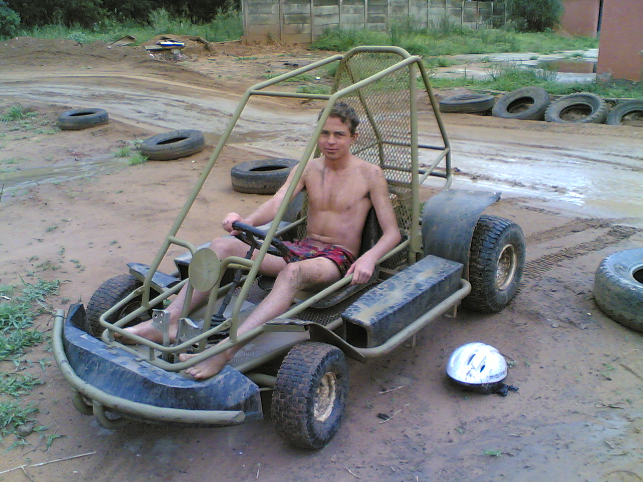 Angelo on one of his racing and adventure days