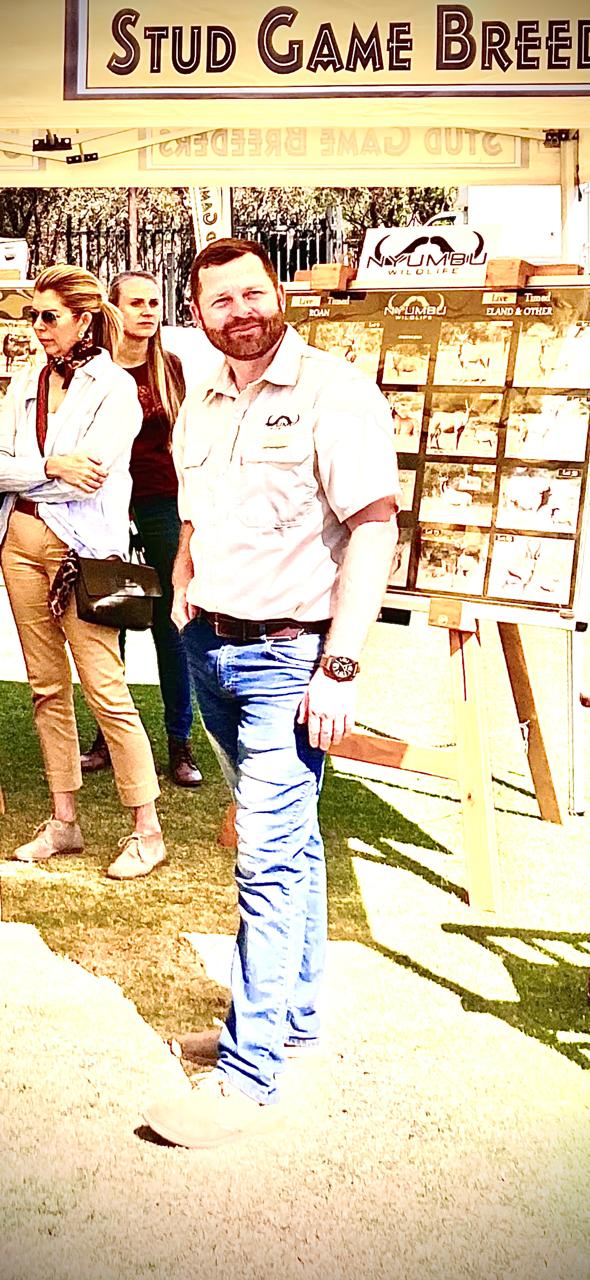 Angelo visiting a game-breeder and wildlife exhibition